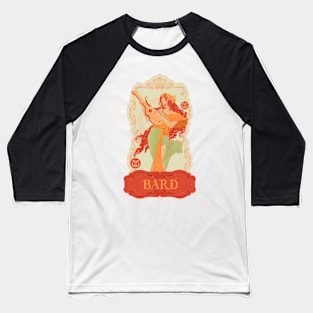 Bard Art Nouveau Baseball T-Shirt